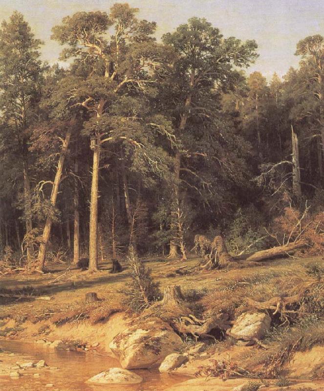 Ivan Shishkin A Pine Forest Mast-Timber forest in Viatka Province oil painting image